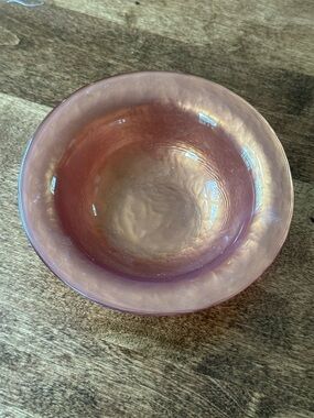 VINTAGE  NICE Swirl Copper Colored GLASS Swirl